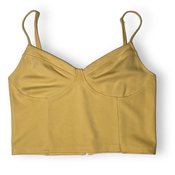 Yellow crop top size Small? - Picture 1 of 5